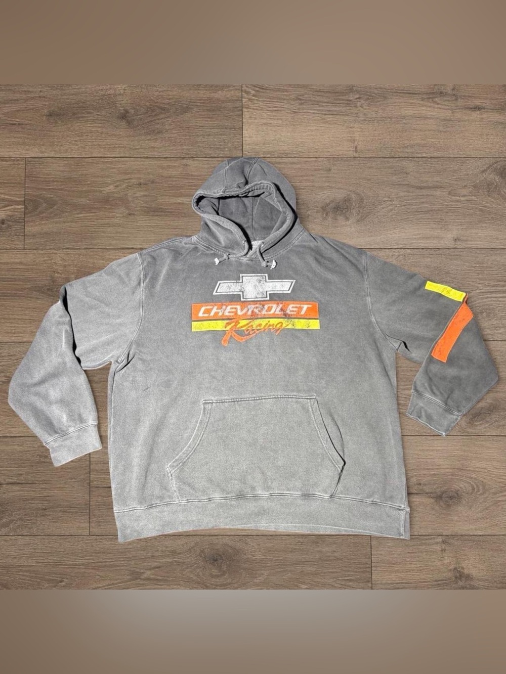 Gray Hooded Sweatshirt - Men's Pullover